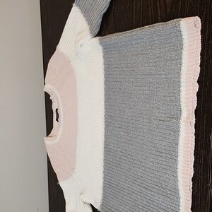 525 America Cotton color block sweater Chunky Fishermen 1X